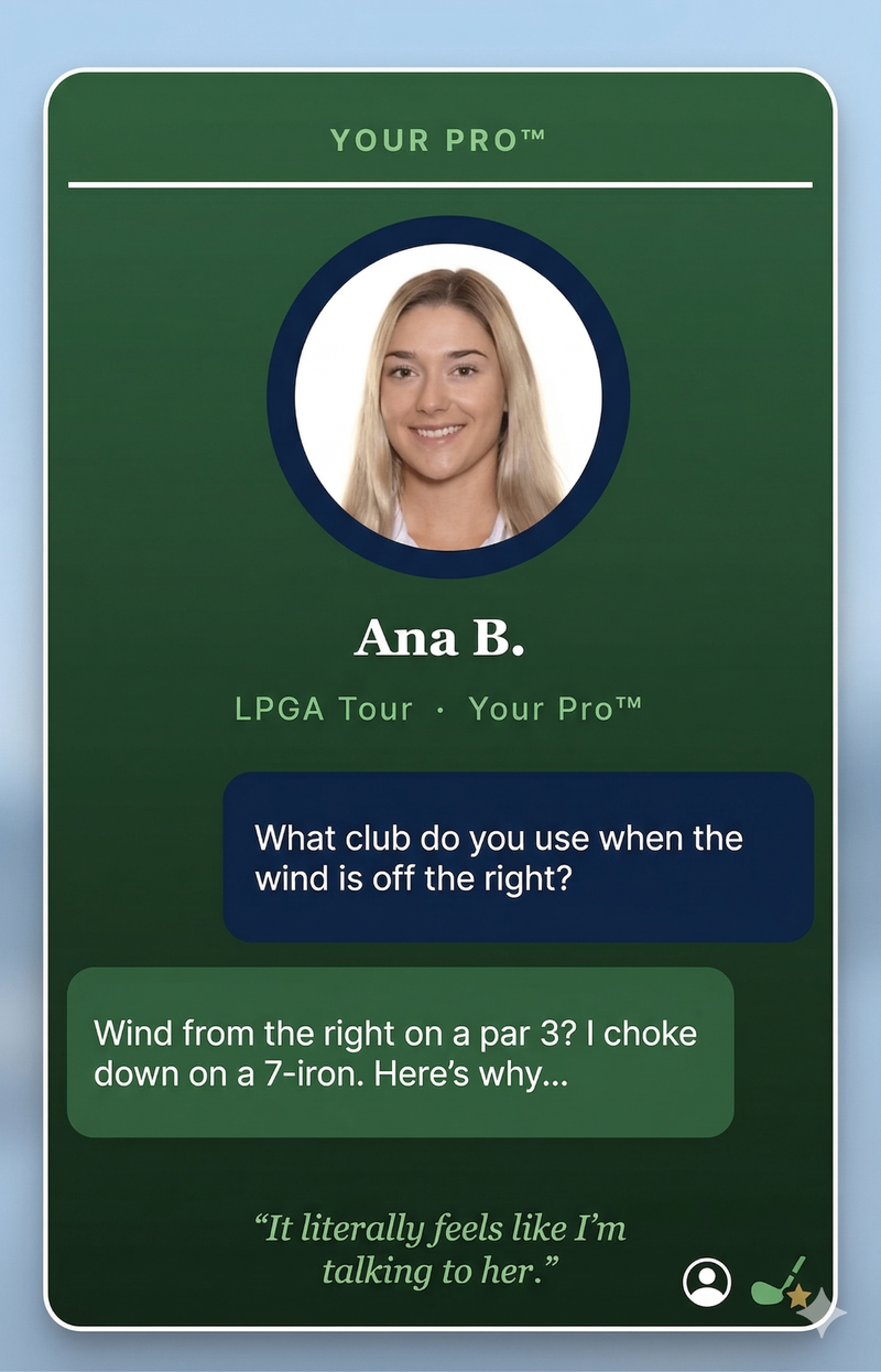 Digital athlete avatar powered by AI for personalized golf coaching